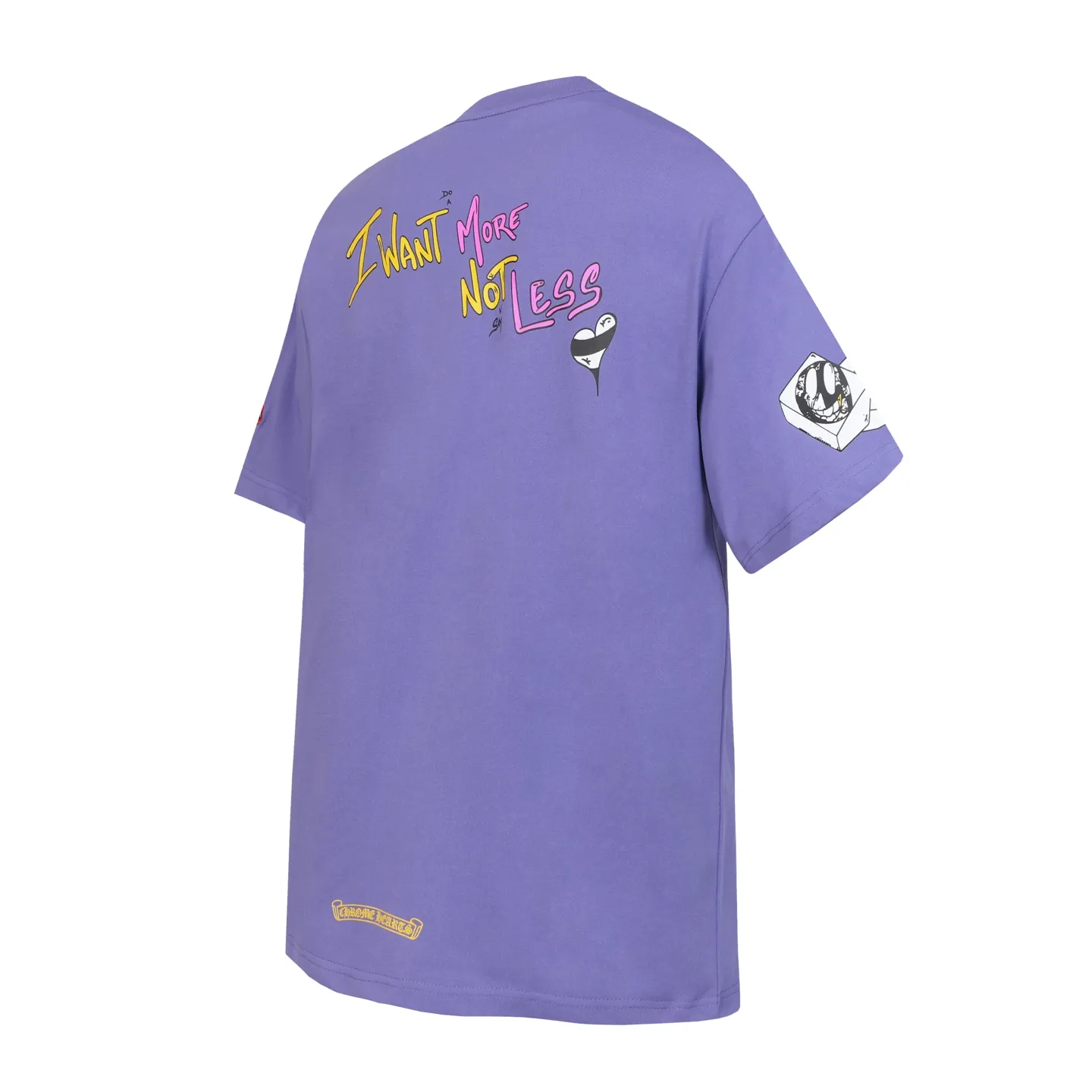 P150 Cross-border model, please do not place an order if you are pursuing quality -Chrome Hearts/Chrome Hearts graffiti printed popular short-sleeved T-shirt -High weight, high density and high quality. The wool is soft, delicate and skin-friendly. It feels soft and silky. It has excellent warmth and skin-friendly properties. -Customized weaving and dyeing, no color difference, no matter the fabric or workmanship details, beat the ordinary version on the market -Colour: Purple -Size: S M L XL